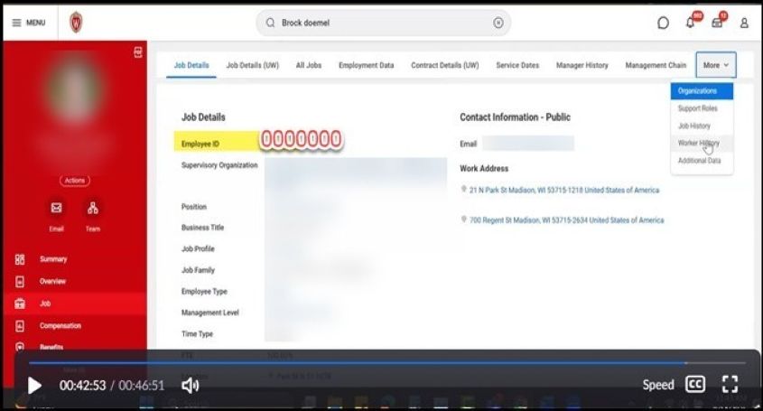 Recorded meeting sharing sensitive data. 